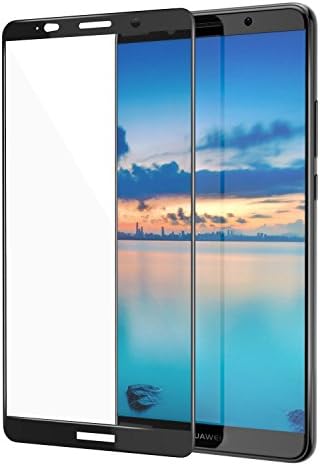 Weideworld Huawei Mate 10 Pro Screen Protector,Full Coverage Tempered Glass Screen Protector(Thickness 0.3 mm) HD Quality, Rounded Corners 2.5D, 9H High Shock Resistance Black