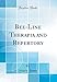 Produktbild Bee-Line Therapia and Repertory (Classic Reprint)