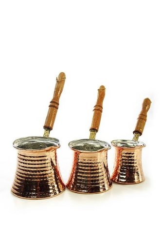 ‚CopperGarden®‘ Mokkakanne aus Kupfer (S) – Ibrik aus lebensmittelecht verzinntem Kupfer mit Holzgriff - 3