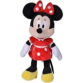 Simba 6315870226 - Disney Minnie Mouse, 25 cm kırmızı elbiseli pel&uuml;ş hayvan, Mickey Mouse, hayatın ilk aylarından itibaren