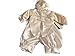 White & Gold Stripe Boy's Christening Suit (0-6 months)