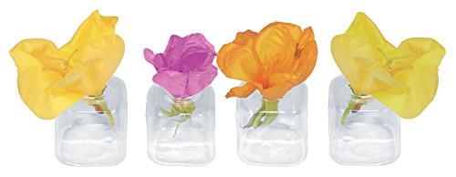 12 X Tischvase Glas für Blüten Tischdeko Hochzeit Blumenvase - 2