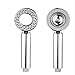 Produktbild newthinking H & S Dusche Kopf. Handheld Duschen, ABS verchromt, Design Double Side 3 Modus-Funktion.