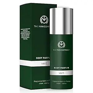 The Man Company Non-Gas Body Perfume For Men - Vert | No Gas Perfumes | Long Lasting Fragrance | Deodorant for Men - 120ml