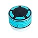 Produktbild Foroner Tragbare drahtlose Bluetooth-Lautsprecher mit Radio-Dusche-Lautsprecher IPX7 Saugbecher (Hellblau)
