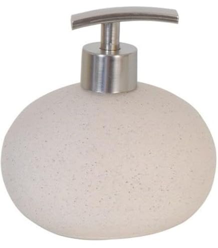 Portaspazzolini Zeller Effetto Pietra - Grigio, Polyresin, 9.2x9.5x8 Cm, Per Bagno Moderno