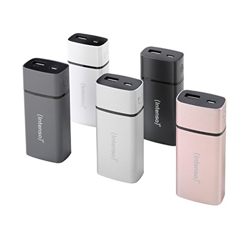 Intenso Powerbank PM5200 externes Ladegerät (für Smartphone/Tablet PC/MP3 Player/Digitalkamera (5200mAh) metal finish) rosé - 5