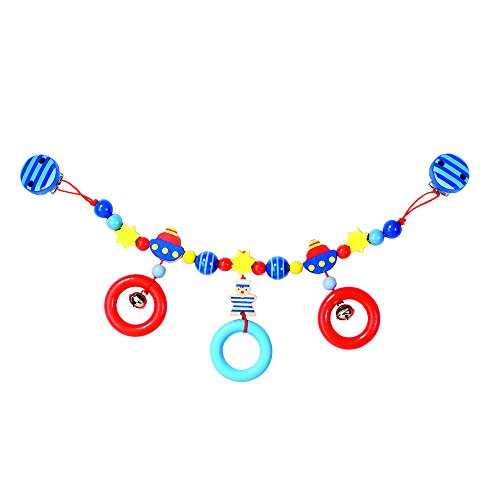 Heimess 762990 Wooden Pram String Clip On (Sailor)