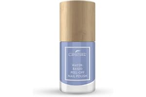 ‎LANATURE LaNature wasserbassierter Nagellack - Pastelliges-Veilchen-Blau - VEGAN - Waterbased Peel-Off Nail Polish - Forget-me-not, 10 ml