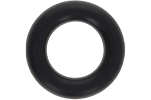 Othmro O-ring in gomma fluoruro, diametro 16 mm, diametro 9 mm, spessore 3,5 mm, guarnizione di tenuta, colore nero, confezione da 10