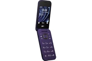 HMD 2660 Flip – En klassisk vikbar telefon, stöd för dubbla SIM-kort, stor skärm, lila