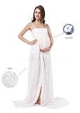 Modern schwangere Frauen Fotografie Stützen, Maternity Gown Split Front Foto Shoot Kleid, Maternity Photographic Röcke by TrivingTech - 2