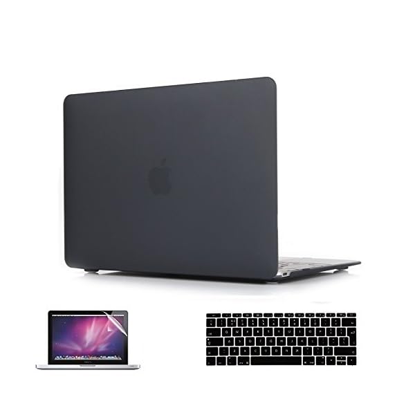 i-Buy 4in1 Kit Matte Hard Shell Case + Keyboard Cover + Screen Protector + Dust Plug for Macbook