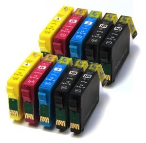 Prestige Cartridge 10 Compatibles 16XL Cartuchos de Tinta para Epson Workforce WF-2010W WF-2510WF WF-2520NF WF-2530WF WF-2540WF WF-2630WF WF-2650DWF WF-2660DWF WF-2750DWF WF-2760DWF | Alta Capacidad