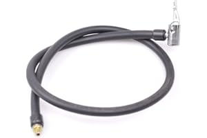 TSLRSA Auto Reifenfüllschlauch - Ventilverlängerung Adapter, Luftpumpe Ersatzschlauch für Autoreifen, Fahrradreifen, Luftkompressoren, Luftpumpen（46cm）