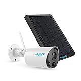 Reolink Cámara IP Argus Eco de para Exteriores 100% Libre de Cables 1080p HD Batería Recargable/Panel Solar de Seguridad WiFi con 2 vías de Audio para Hogar Seguridad (Panel Solar Incluido)