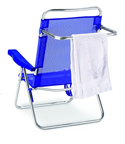 BEST 38460020 Strandstuhl Ocean, silber / blau - 2