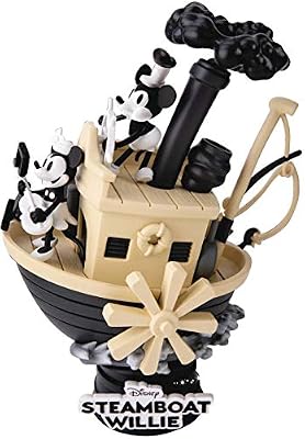 Beast Kingdom Toys Disney - Diorama D-Stage Steamboat Willie Mickey & Minnie 15 cm