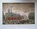 Produktbild L S Lowry Spezialität Druck/Bild "Ein Unfall mit Schutz Fine Art Beschichtung – Volle Größe (INC Grenze) 45,1 x 32 cm (450 mm x 320 mm) auf einer Leinen Struktur Medium