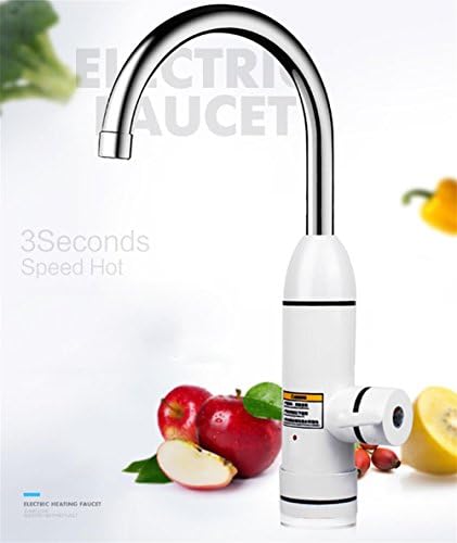 Electric Hot Faucet Water Heater Electric Water Heating Tankless Kitchen Faucet, Instant Water Tap 3000 W For Home Facilities , 57CM-9W