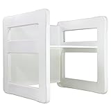 3 in 1 Children’s Furniture, One Small Multifunctional Chair or Table Beech Wood, White Stained - 3