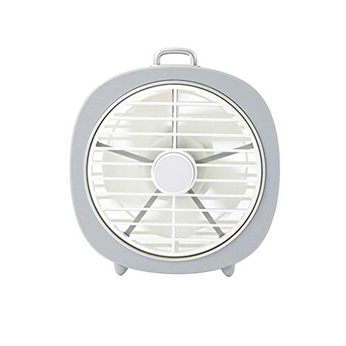 Vkoapy Strumento Estate Ricaricabile a LED Luce Mini Ventilatore Portatile USB Forte Vento scrivania del condizionatore d'Aria Ventilatore Home Office