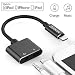 Produktbild Kopfhöreranschluss für Phone Kopfhörer Adapter Blitz zu 3.5mm Kopfhörer Jack Aufladen und Musik Kompatible für Phone X/8 P/7 P/Pad/Pod System 12 Schwarz