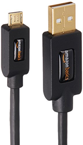 AmazonBasics USB 2.0-Kabel A-Stecker auf Micro-B, 3 m - 3