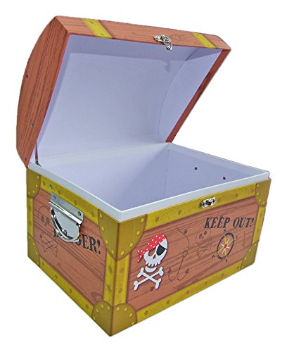 Piraten Schatzkiste – Tolle Schatztruhen für Geburtstag, Hochzeit oder Mottoparty – Box, Truhe, Kiste für kleine und große Piraten - 6