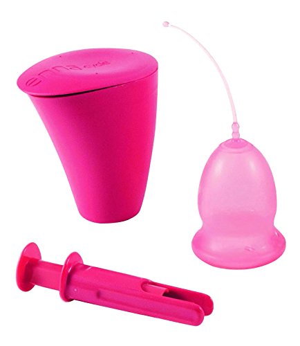 ENNA CYCLE Copa menstrual talla s 2 copas + aplicador + esterilizador