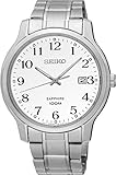 Seiko Mens klassische Saphir silber weiß SGEH67P1