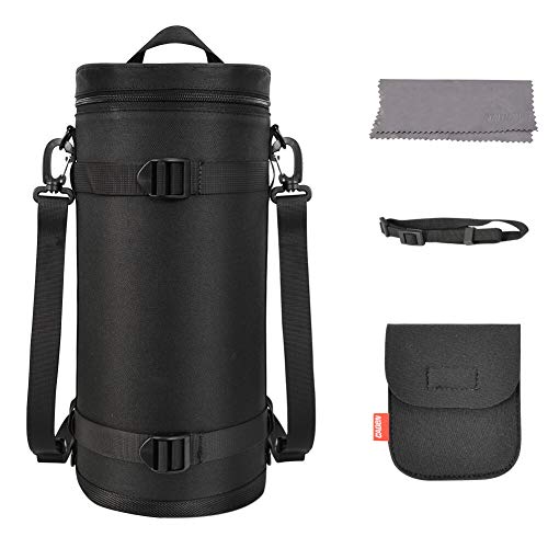 CADeN Grand(XXL) Rigide Housse Objectif/Poche Lentille Epais pour Protéger l'Objectif, Etui Objecti CADeN Grand(XXL) Rigide Housse Objectif/Poche Lentille Epais pour Protéger l'Objectif, Etui Objecti