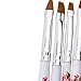 LHWY 5pcs UV Gel Acrylic Nail Art Brush Painting Pen Set Nail Design Manicure Tool