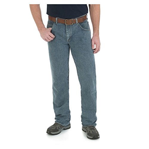 Preisvergleich Produktbild Wrangler Rugged Wear Men's Relaxed Fit Jean, Bleached Indigo, W50 L34