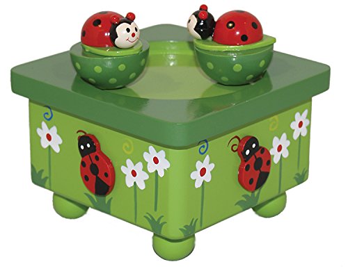 New Classic Toys 10 x 10 x 10 cm Music Box with Ladybug