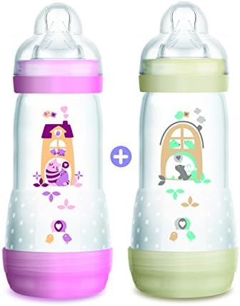 MAM270ml Baby Bottle 1 Pack (Pink)