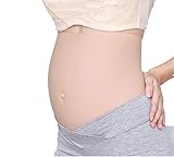 ZPL Belly 2-10 Monate Silikon False Bauch Fake Schwangerschaft Falsch Bauch Baby Schwanger Künstlicher Stoß Schwanger Gefälschter Bauch,Flesh,S