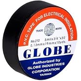 PVC Yalıtım Bandı &ndash; 19mm x 10yd &ndash; Siyah Esnek İzolasyon Elektrik ve Tamir Bandı
