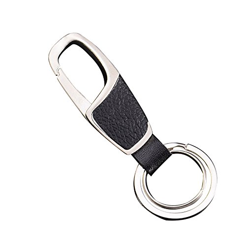 Preisvergleich Produktbild stonges Leder Schlüsselanhänger Business Auto Schlüssel Aufhängen Herren Double Ring zum Aufhängen