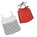 Cuddledoo Combo Stripe And Coral Top Set RS.499.00