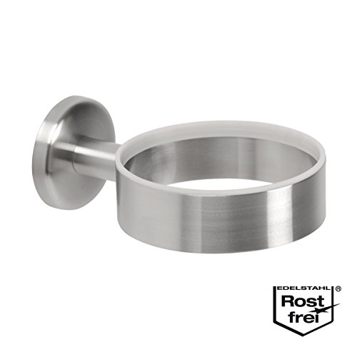 bremermann® Bad-Serie PIAZZA – Haartrockner-Wandhalter aus mattem Edelstahl - 2
