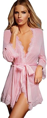 Bathrobes for Women Sexy Transparent Chiffon Peignoir Nightgown and Robe Sets