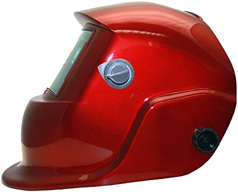 Expert Weld - XW2 - Welding Helmet - Gloss Red Shell Shade 9-13 + Grind