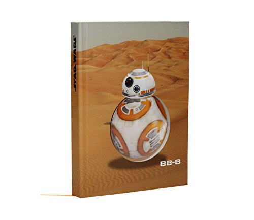 SD TOYS SDTSDT89248 Desert Style Notebook with Light, Sound and Motion Bb-8, Episode 7