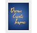 Tiedribbons® Dream Create Inspire Framed Poster(13.6 Inch X 10.2 Inch) RS.379.00