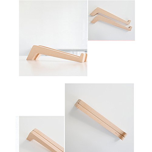 gutreise Universal Desktop Computer-Monitor Wärmeabfuhr erhöhen Halterung PC Notebook Laptop Display Ständer Halter Holz - 9