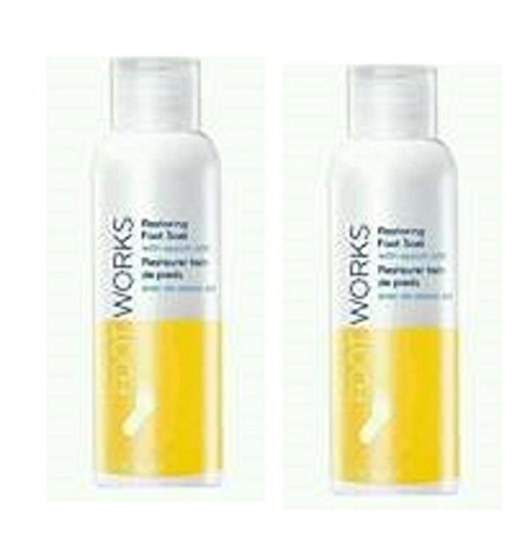 2 x Foot Works healthy restorative soak with epsom salts - 100ml