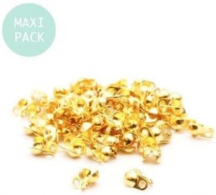 200 Calottes 3 mm Ball Chain – Maxi Pack – Golden Primers Creation Jewellery
