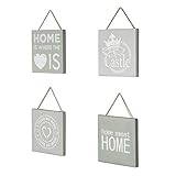 Maße der Wandschilder: je B x H x T 20x20x2cm