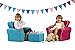 TOP Comfortable & Lightweight (2 kg) Armchair for Children - Removeable Cover, Color:Turquoise
